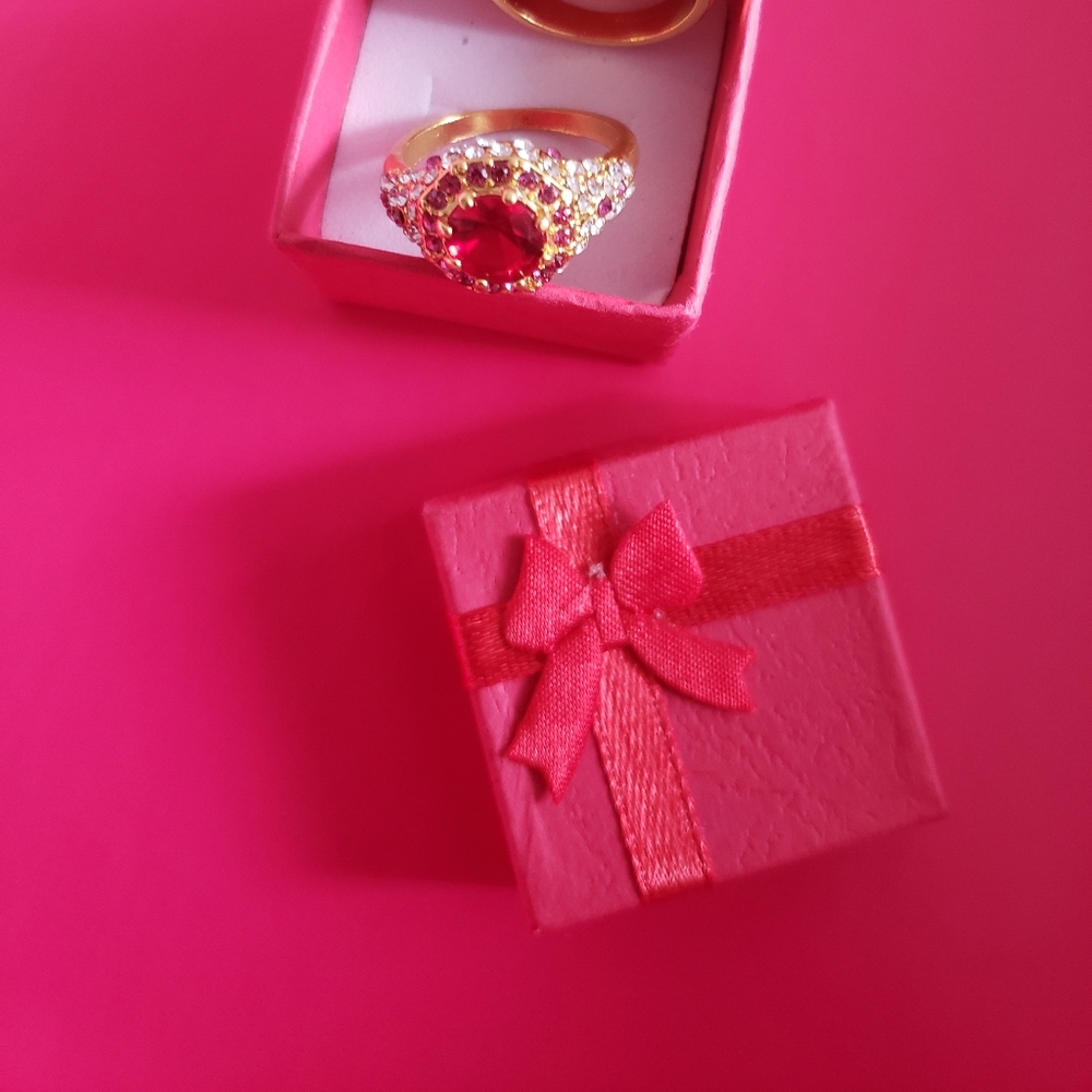 Gold plated ring